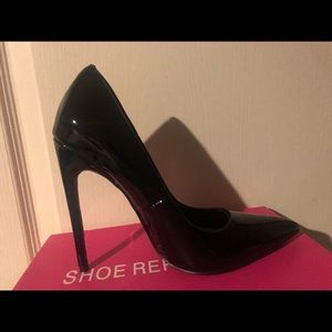 Black Patent Pumps